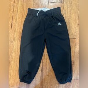 Adidas Kids Black baseball Pants